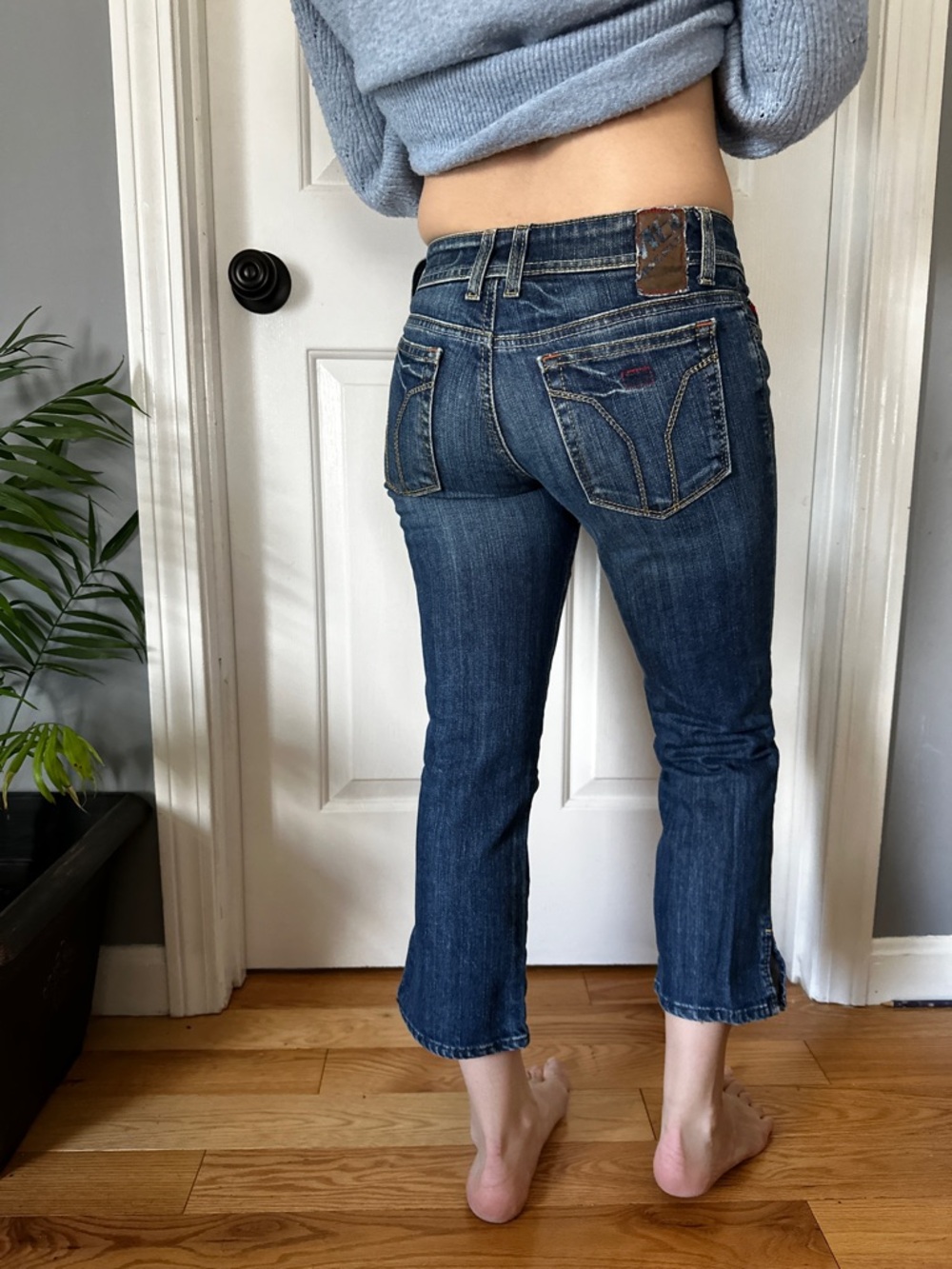 Miss Sixty Dark Blue Capri Jeans Size 26
